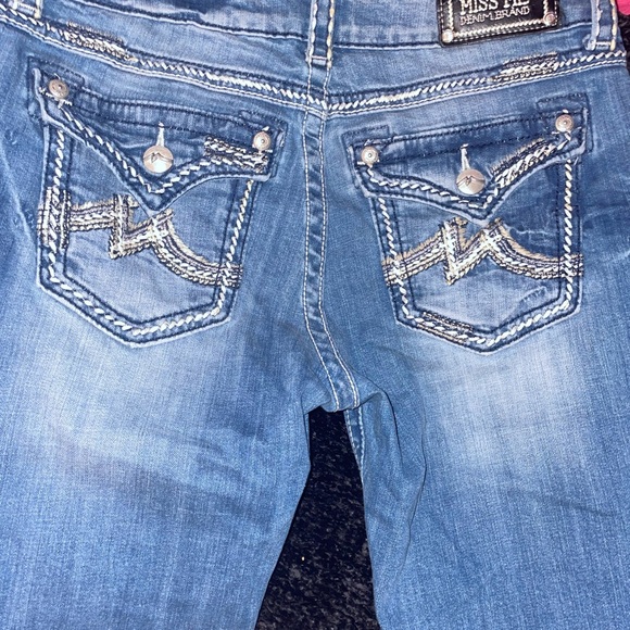 Miss Me Denim - MISS ME Light Blue Straight Leg Capri Jeans
